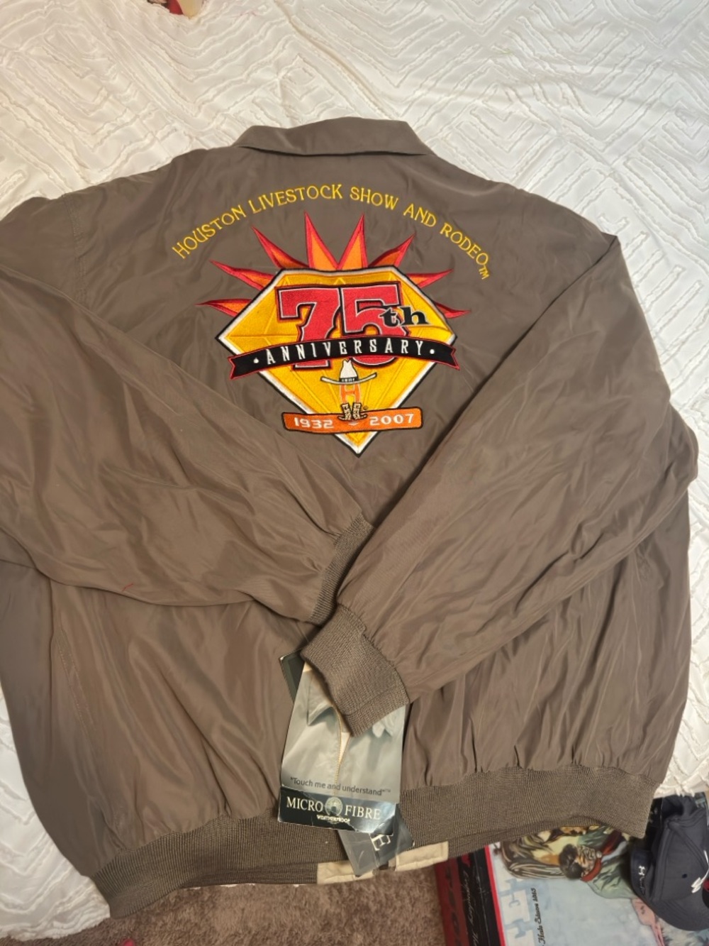 Houston Livestock Show and Rodeo 75th Anniversary Brown Jacket NWT